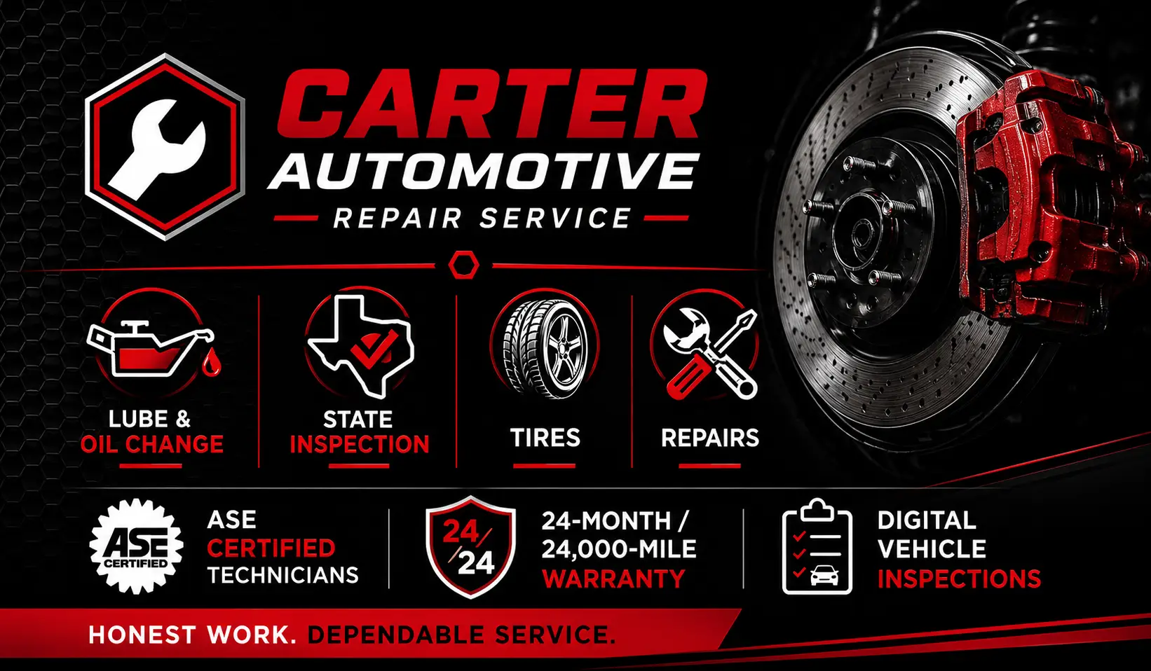 Carter Automotive Repair Service in Mesquite, TX