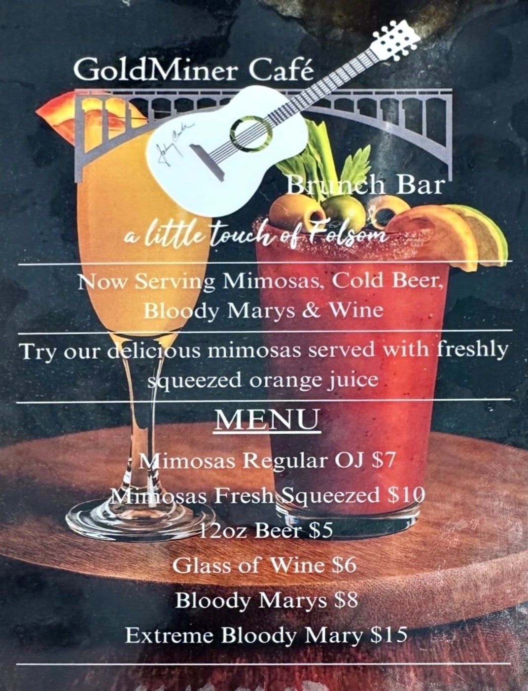 Gold Miner Cafe in Folsom, CA
