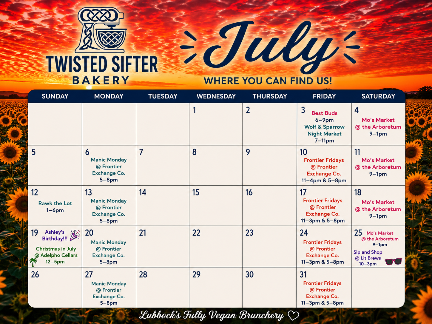 Twisted Sifter Bakery in Lubbock, TX