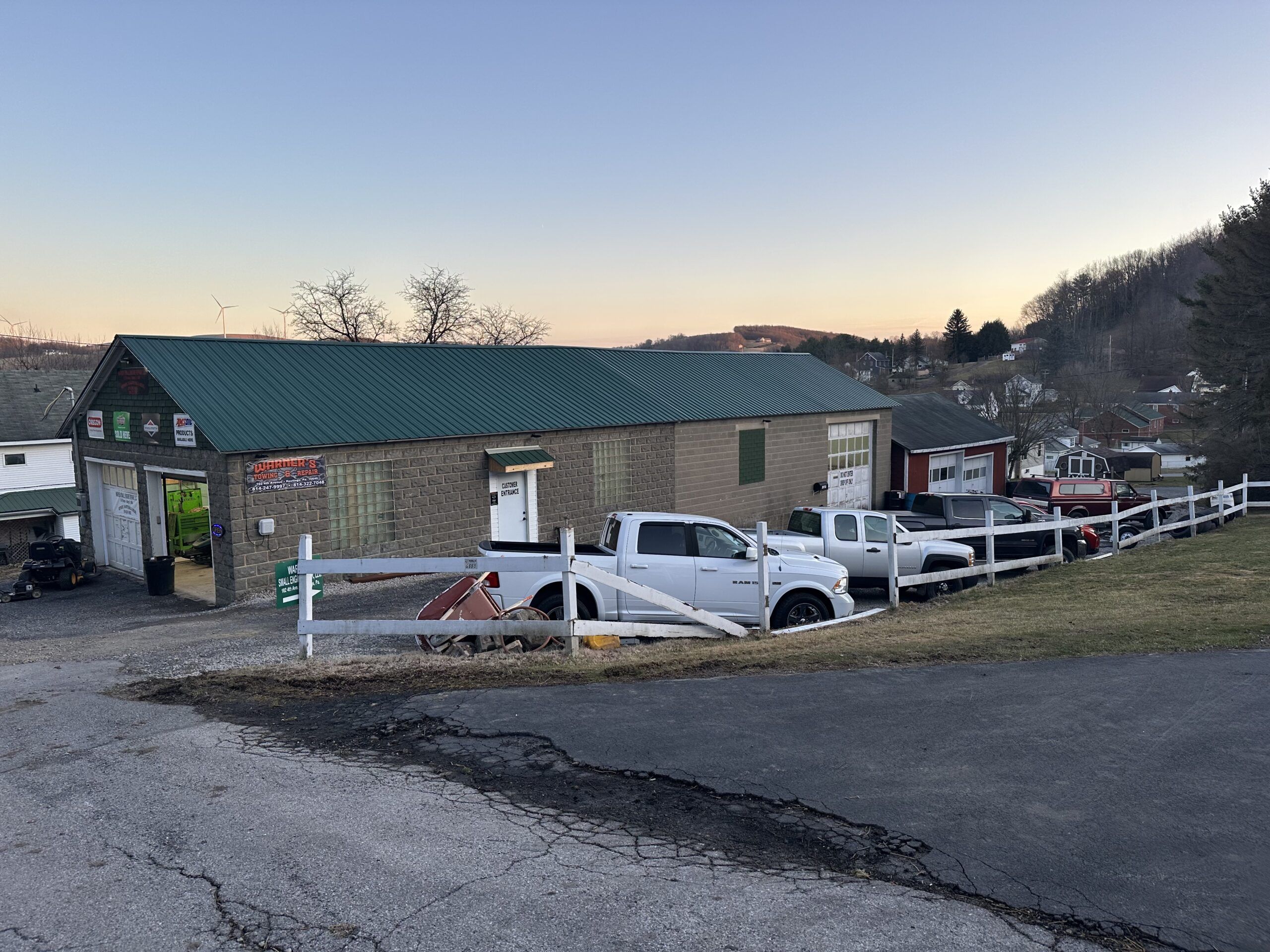 Warner’s Towing & Repair LLC in Hastings, PA
