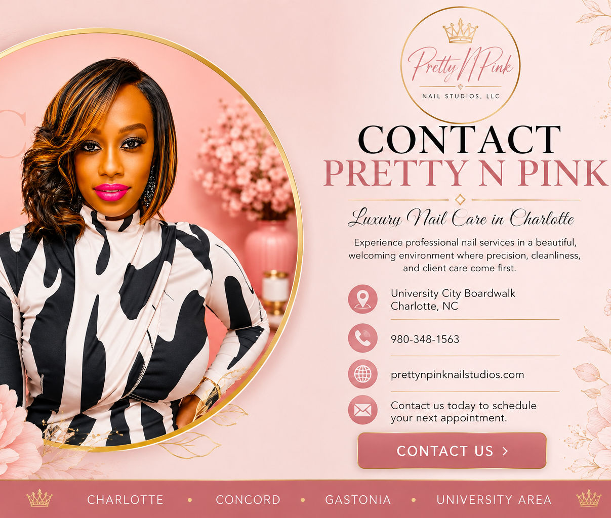 Pretty N Pink Nail Studios, LLC in Charlotte, NC (2)