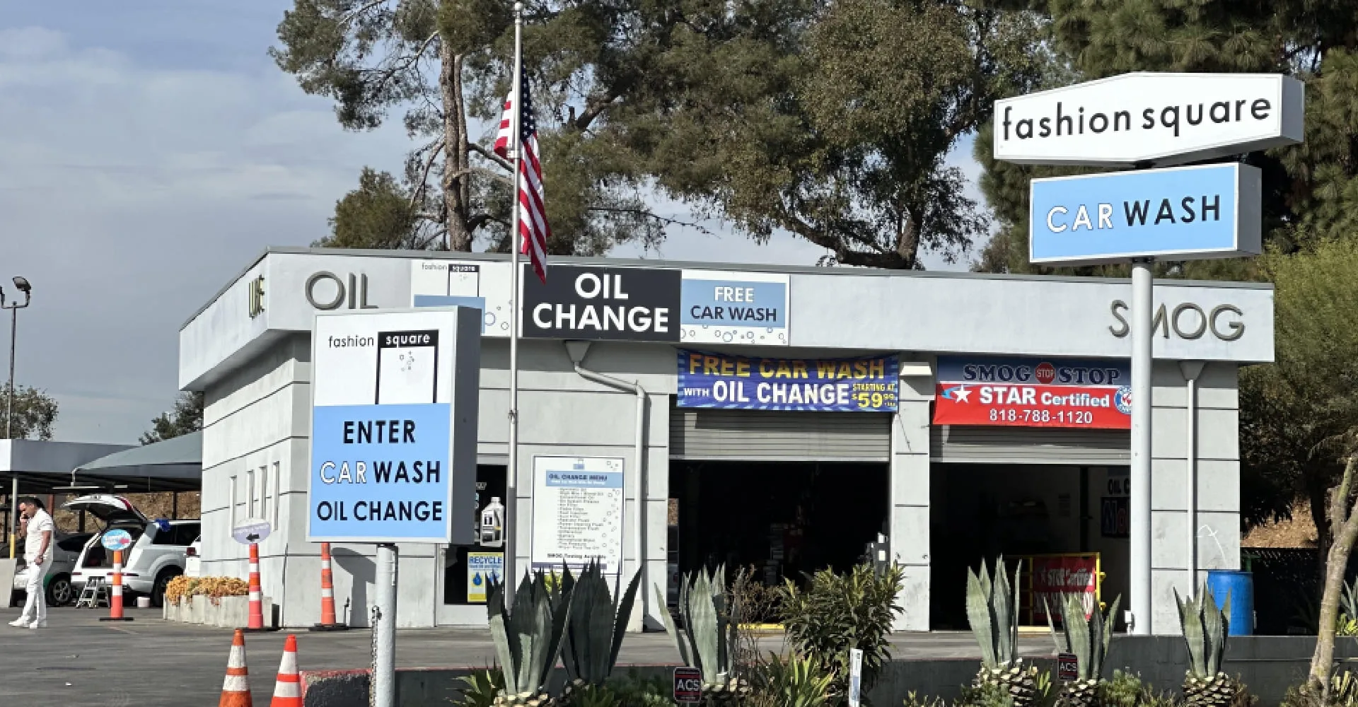 Fashion Square Car Wash & Oil Change in Sherman Oaks, CA