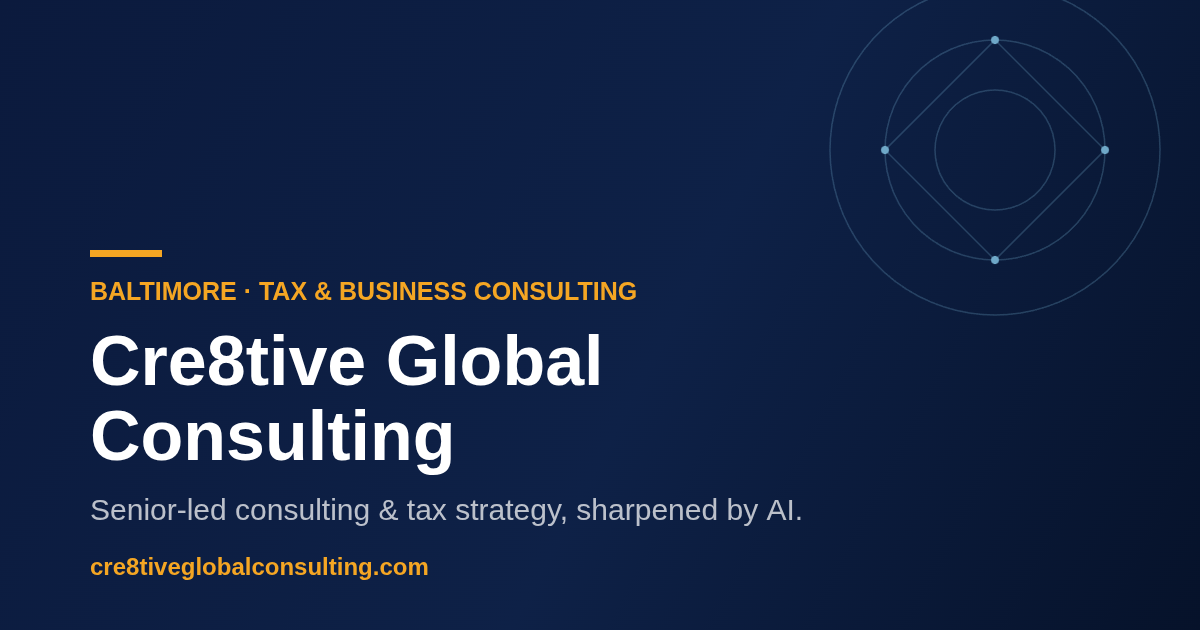 Cre8tive Global Consulting in Pikesville, MD
