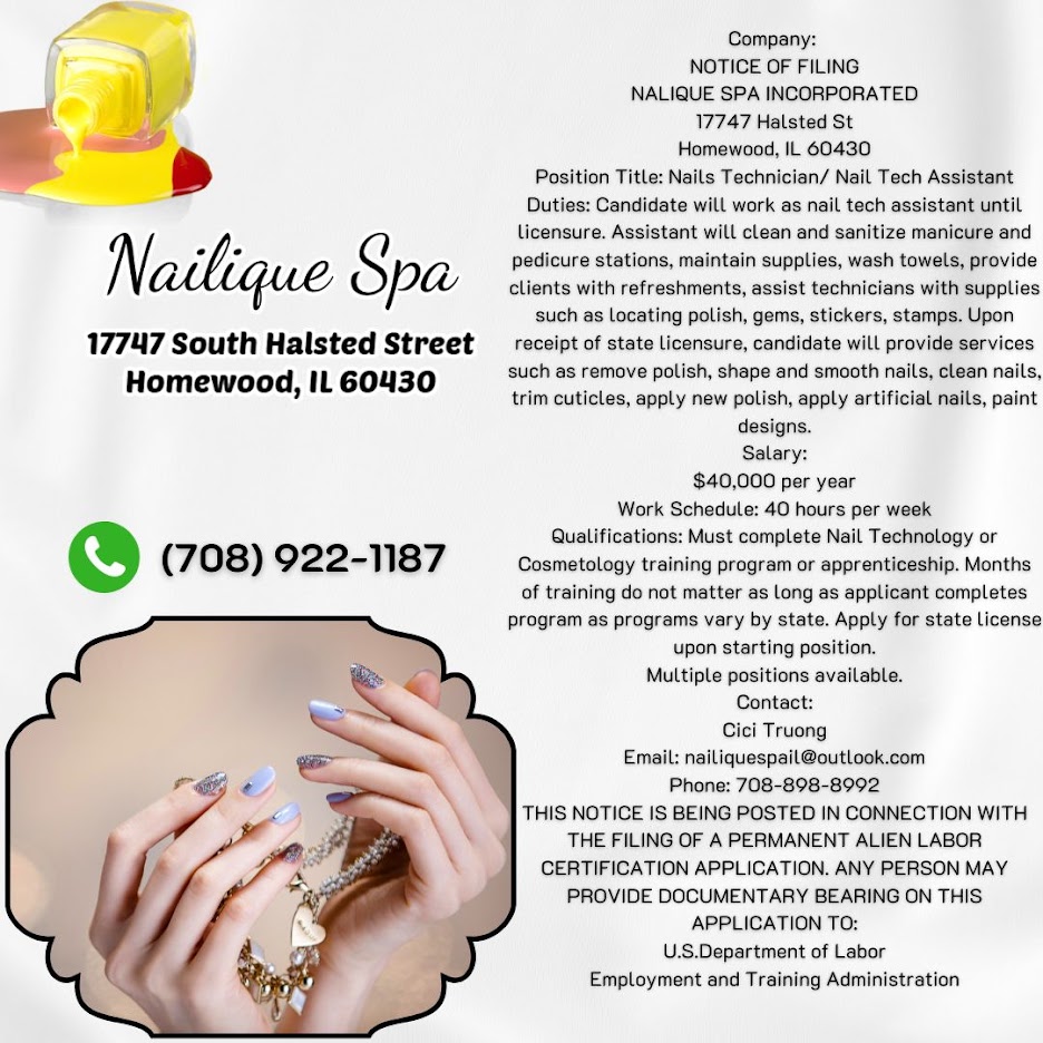 Nail Salon Homewood Nailique Spa in Homewood, IL (4)