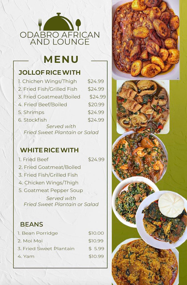 Odabro African Restaurant and Lounge in City of Orange, NJ (2)
