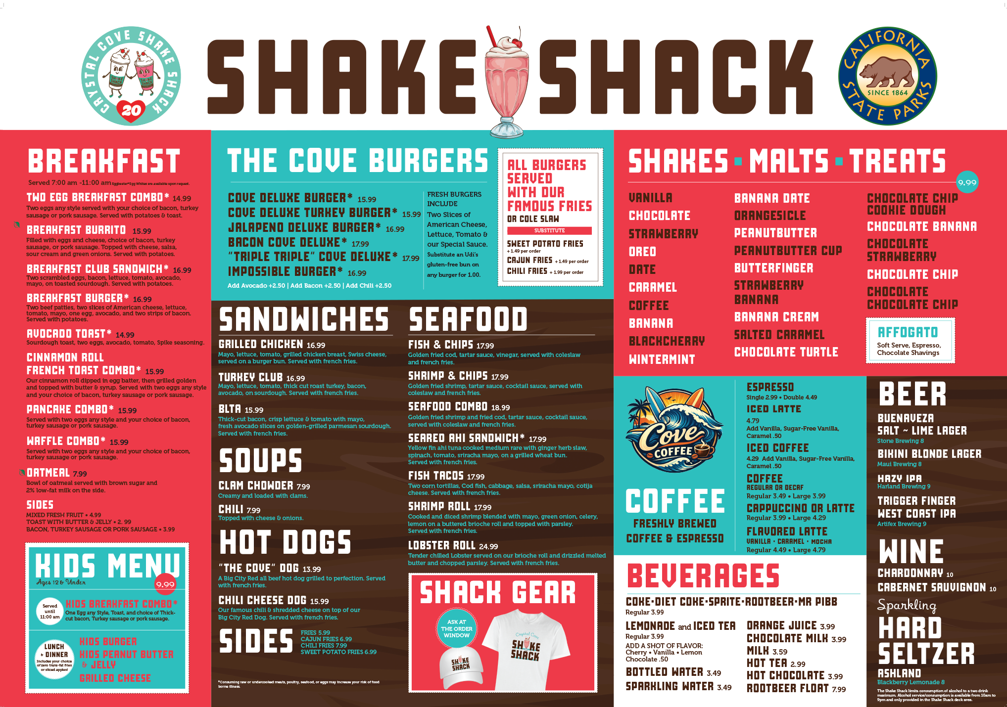 Crystal Cove Shake Shack in Newport Beach, CA