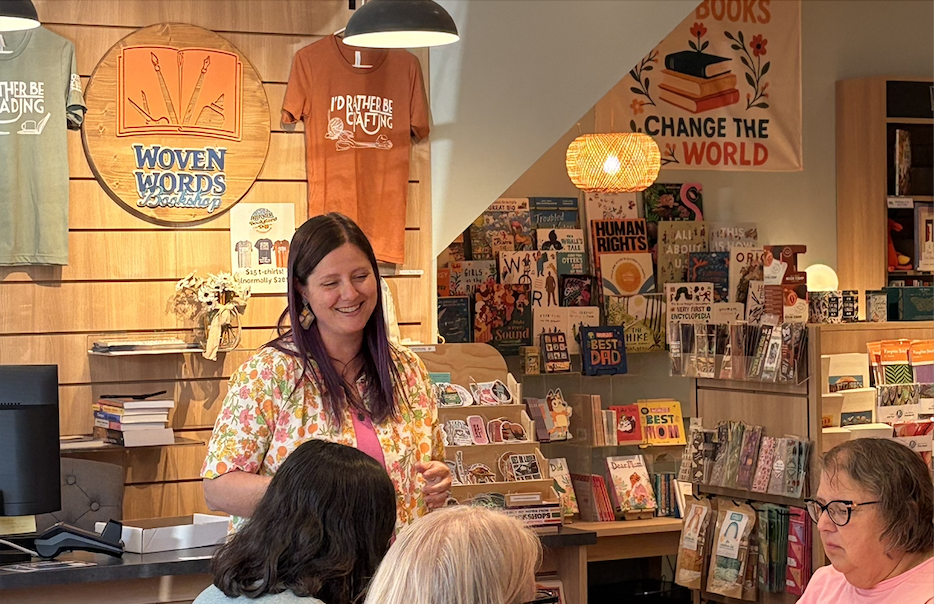 Woven Words Bookshop in Akron, OH