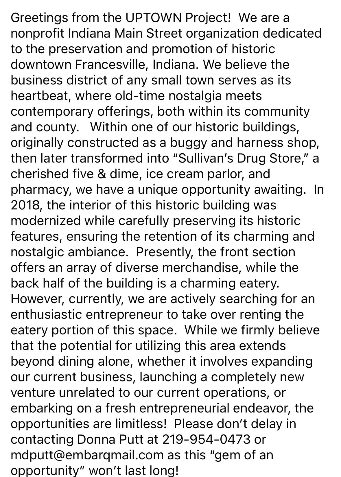 Montgomery Mercantile & Cafe in Francesville, IN