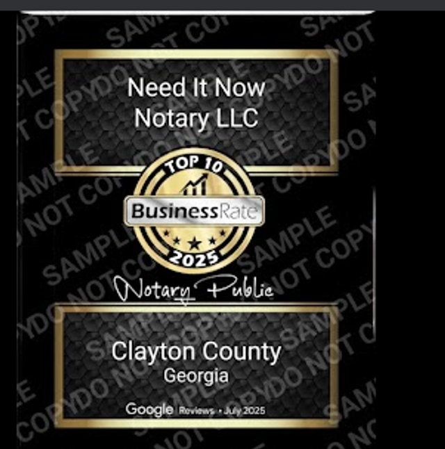 Need It Now Notary LLC in Riverdale, GA (5)