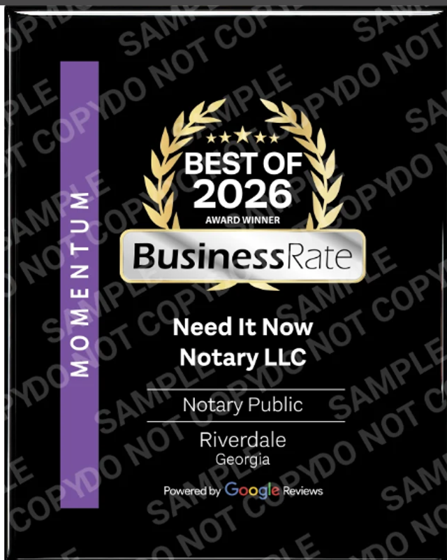 Need It Now Notary LLC in Riverdale, GA (6)