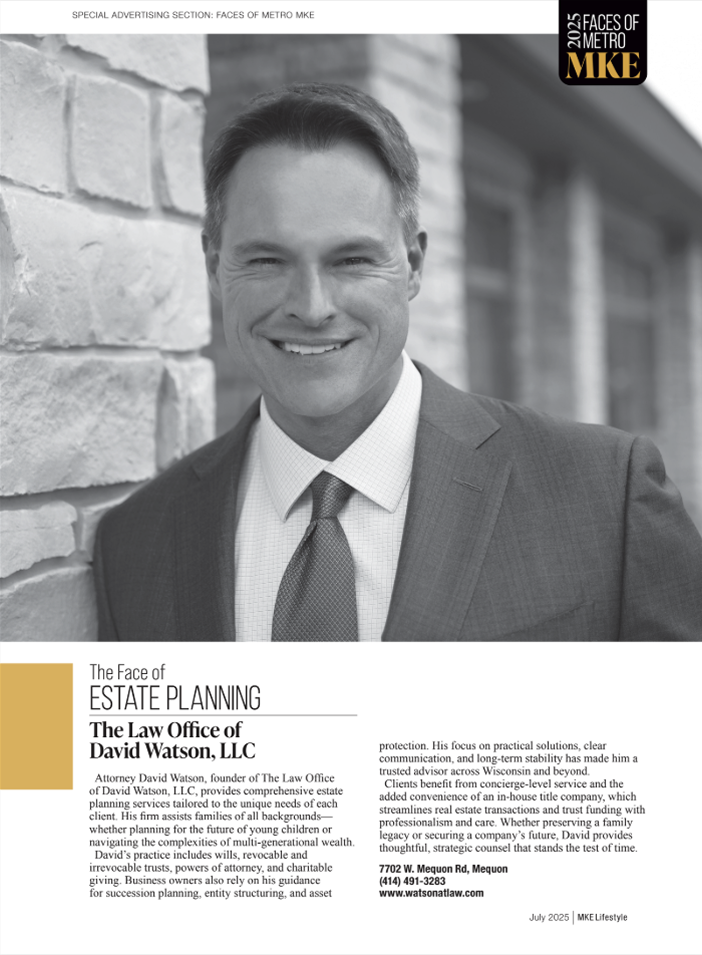 The Law Office of David Watson, LLC in Mequon, WI