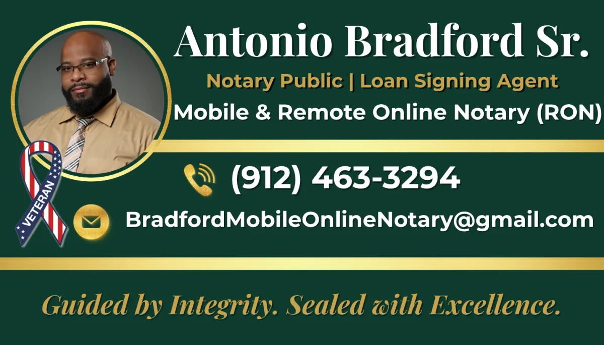 Bradford Mobile & Online Notary and Loan Signing LLC in Indian Rocks Beach, FL (2)