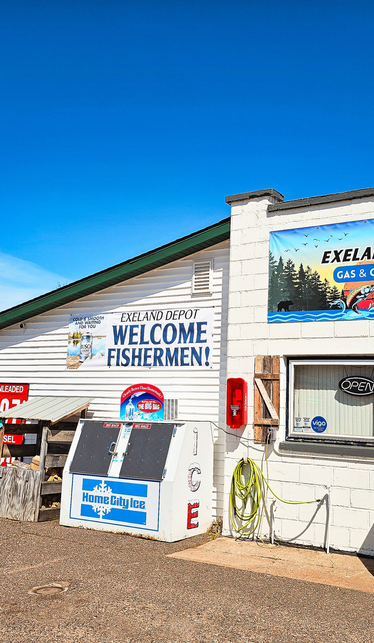 Exeland Depot in Exeland, WI