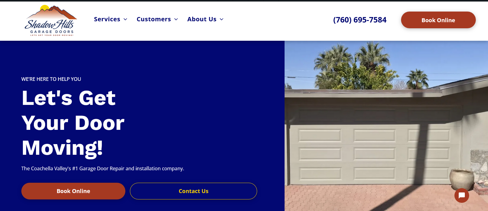 Shadow Hills Garage Doors in Indio, CA