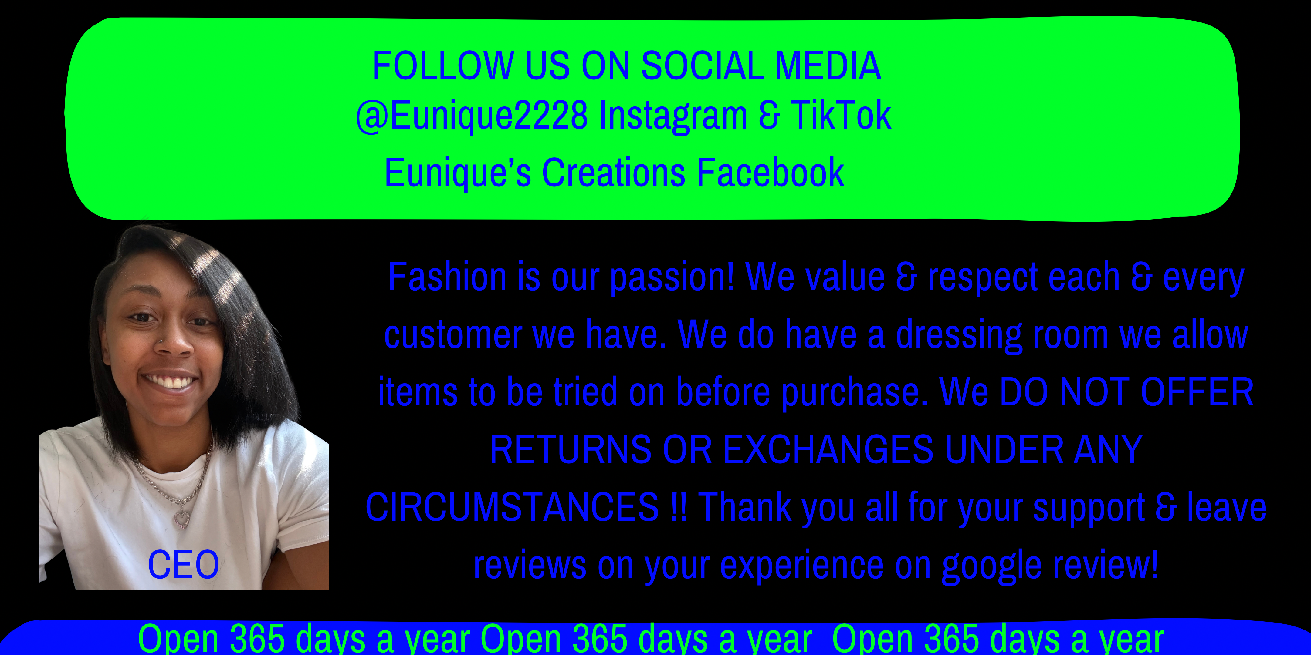 Eunique’s creations Boutique in Dayton, OH (2)