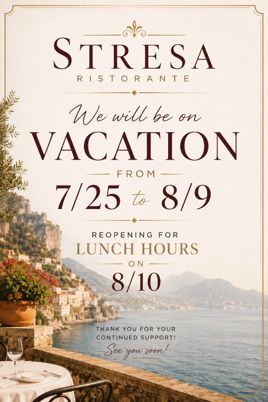 Stresa Restaurant in Manhasset, NY