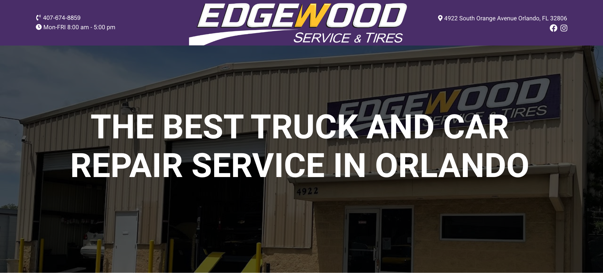 Edgewood Service and Tires in Orlando, FL