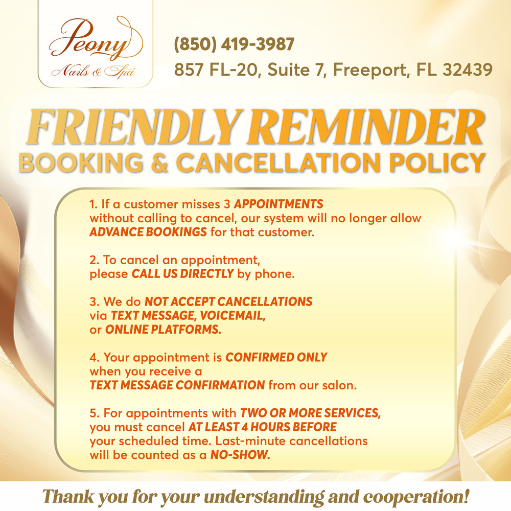 Peony Nails & Spa in Freeport, FL
