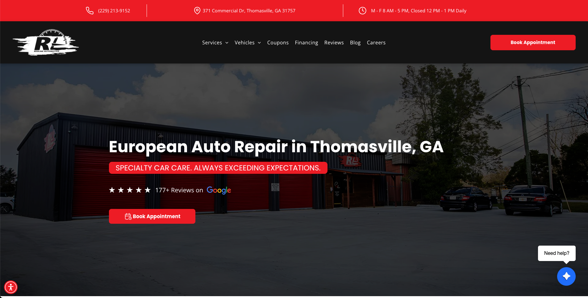 Redline Automotive in Thomasville, GA