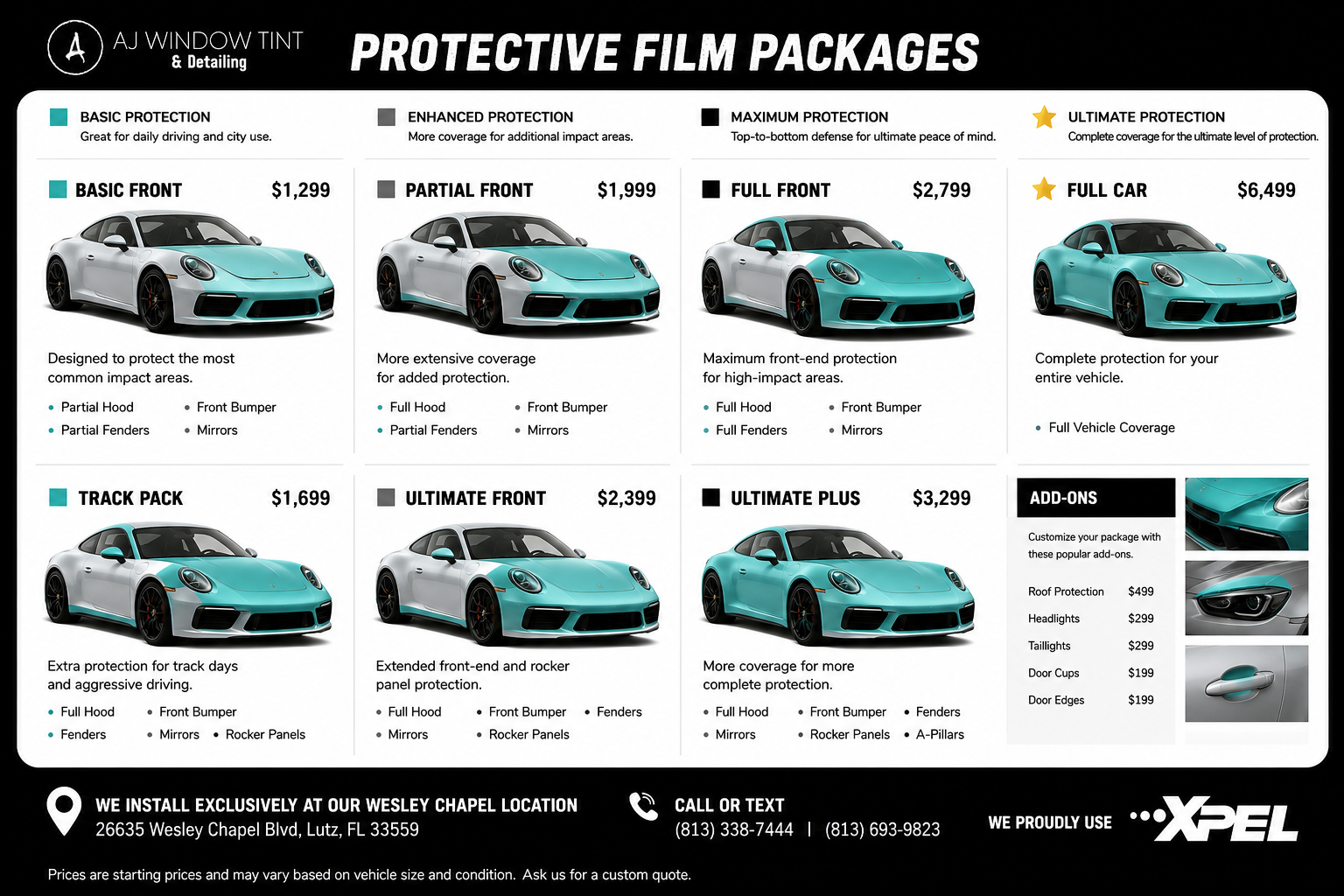 AJ Window Tint & Detailing LLC in Land O' Lakes, FL
