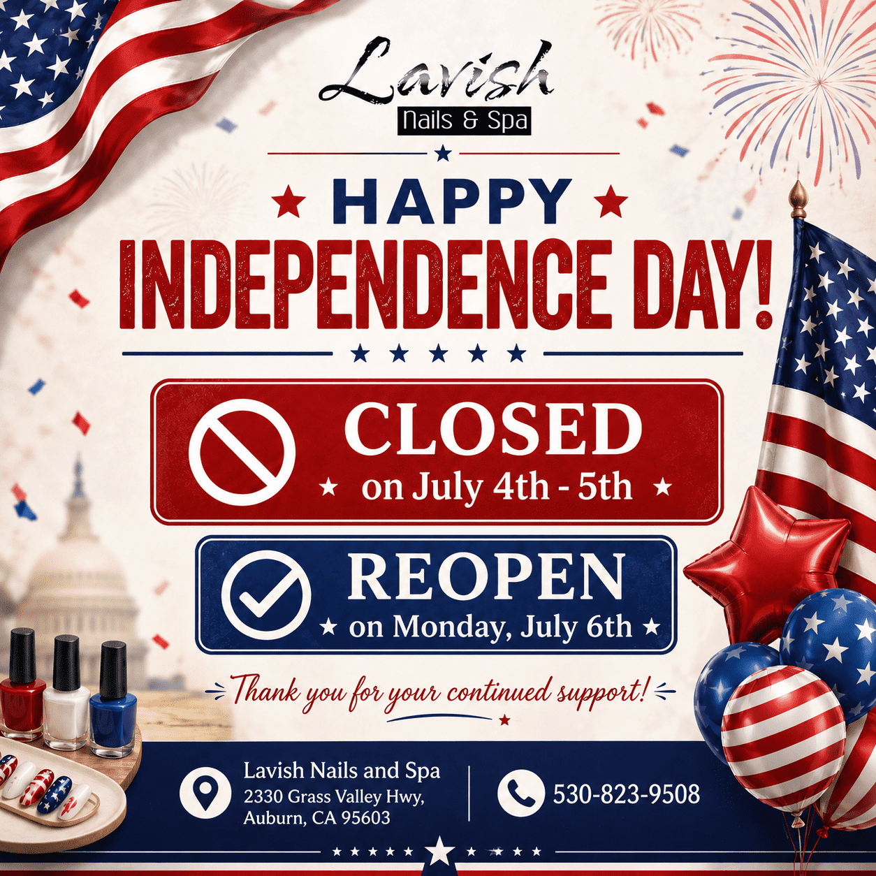Lavish Nails and Spa in Auburn, CA