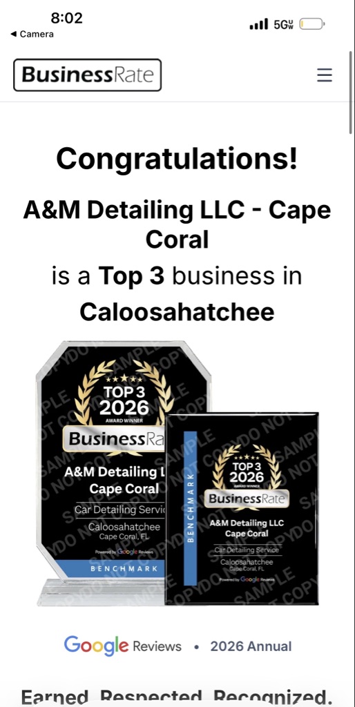 A&M Detailing LLC - Cape Coral in Cape Coral, FL (2)