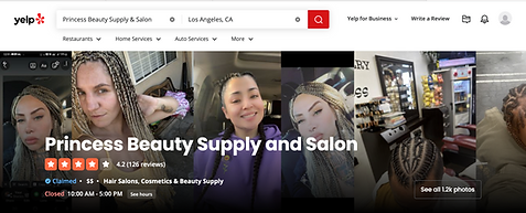 Princess Beauty Supply & Salon in Van Nuys, CA