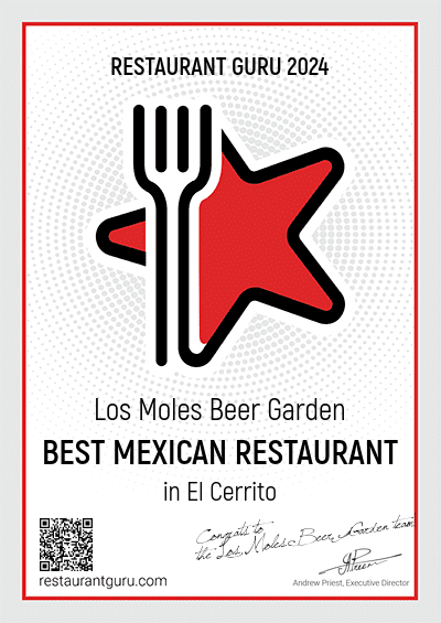 Los Moles Beer Garden in El Cerrito, CA