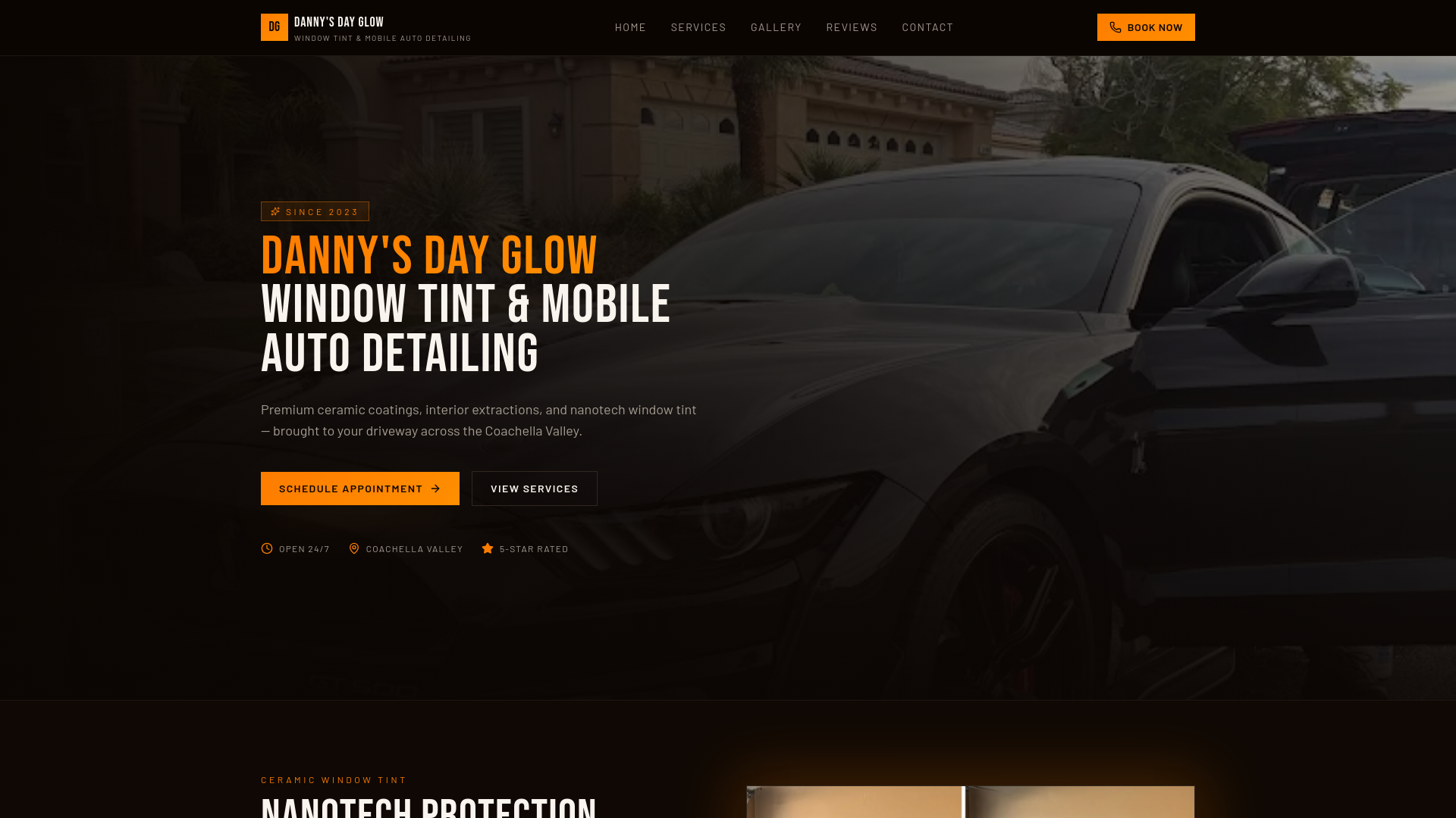 Danny's Day Glow Window Tint & Mobile Auto Detailing in Desert Hot Springs, CA