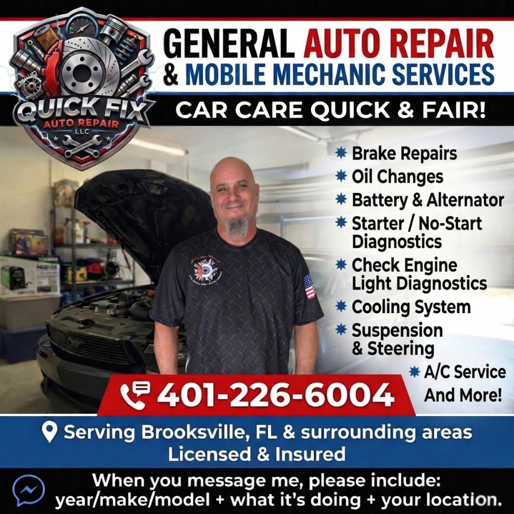 Quick Fix Auto Repair LLC in Brooksville, FL