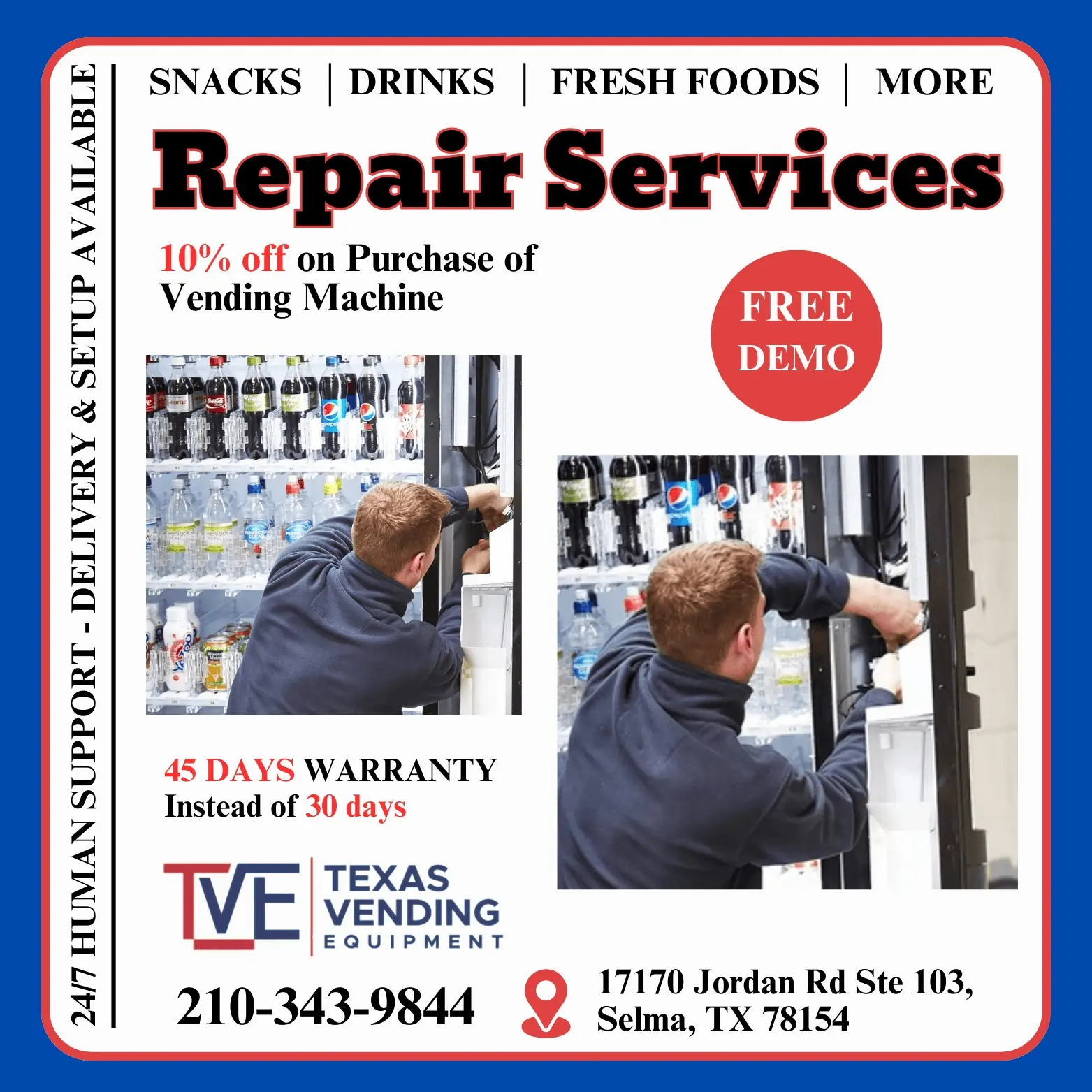 Texas Vending Equipment in Selma, TX (4)