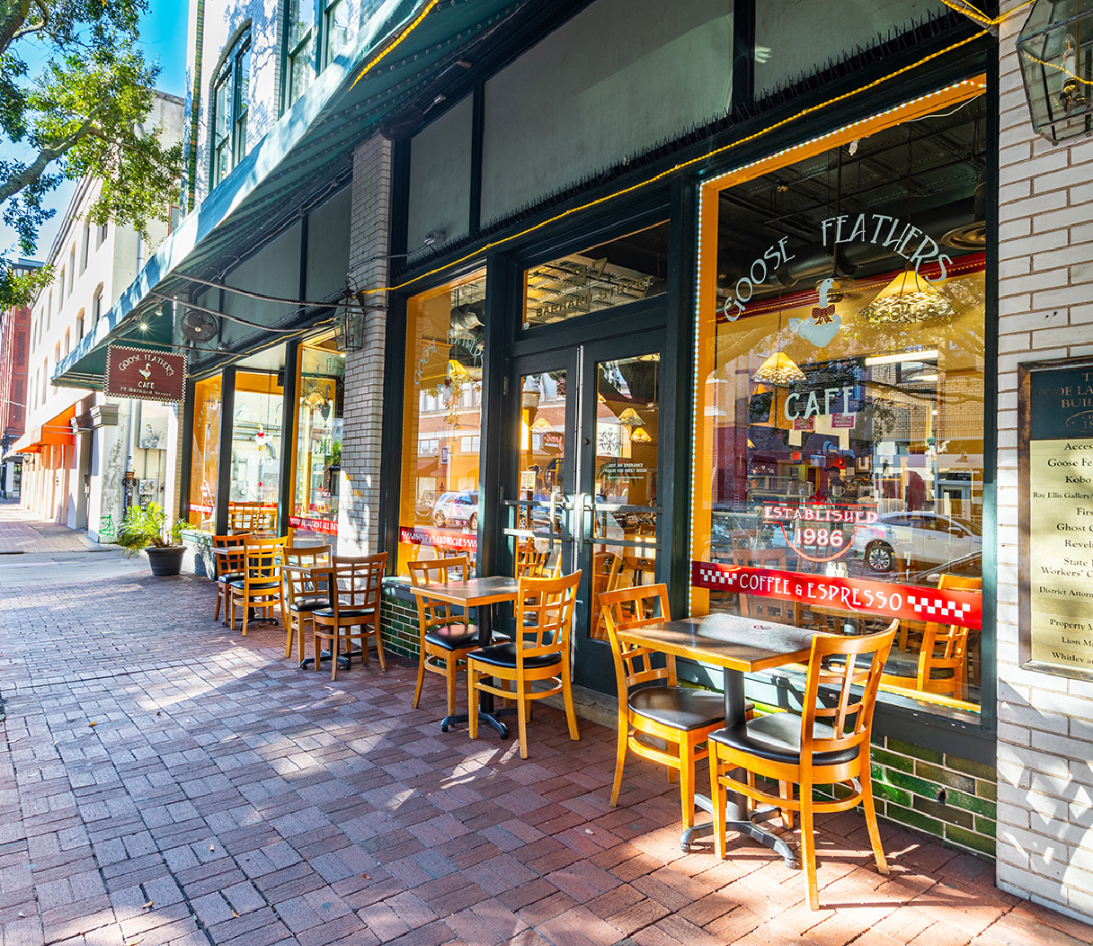 Goose Feathers Cafe & Bakery in Savannah, GA