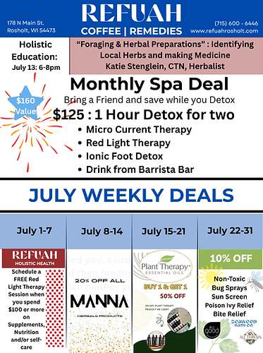 Refuah Coffee & Remedies in Rosholt, WI