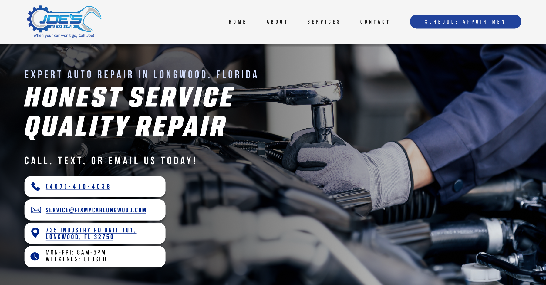 Joe's Auto Repair in Longwood, FL