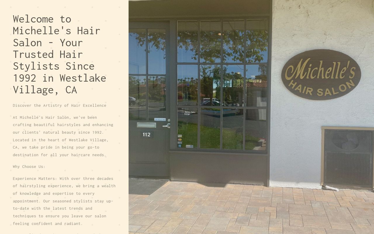 Michelle's Hair salon in Westlake Village, CA
