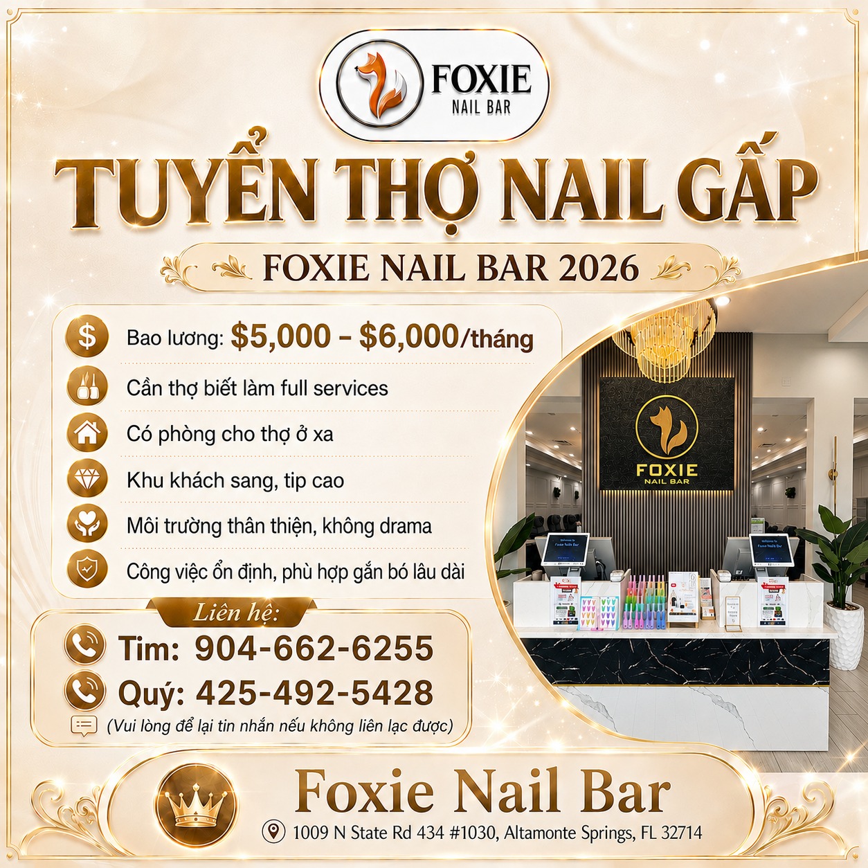 Foxie Nail Bar in Altamonte Springs, FL (3)