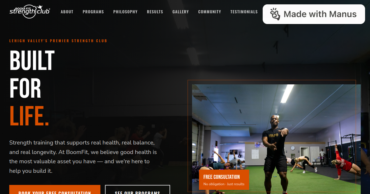 Boom Fit Strength Club in Bethlehem, PA