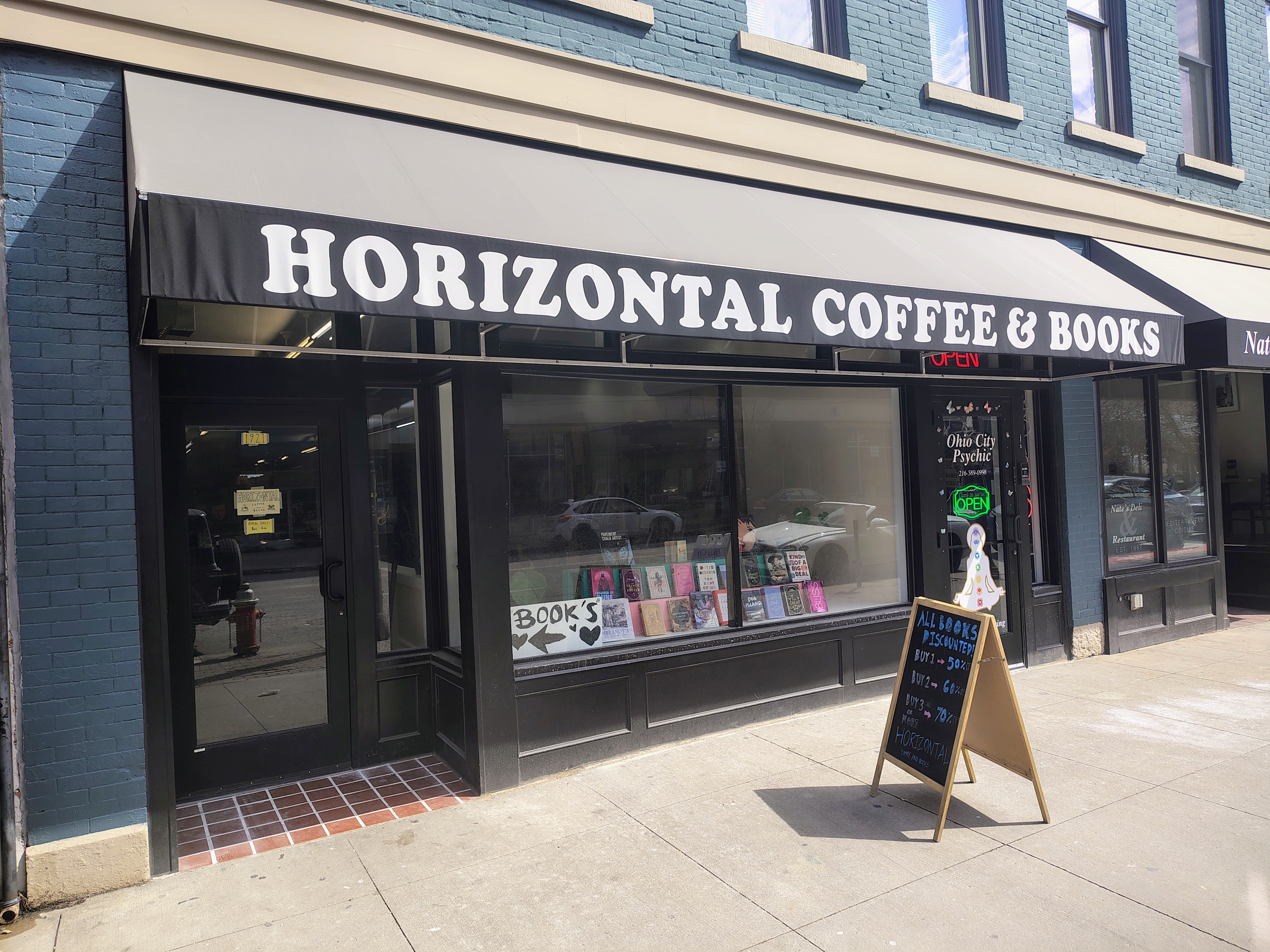 Horizontal Coffee & Books in Cleveland, OH