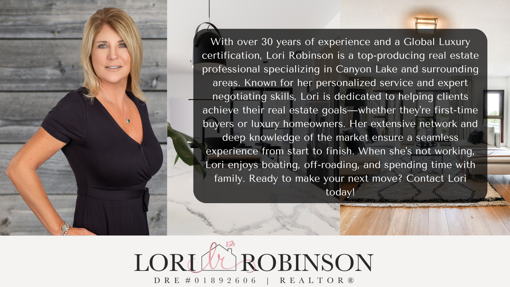 Lori Robinson REALTOR in Canyon Lake, CA