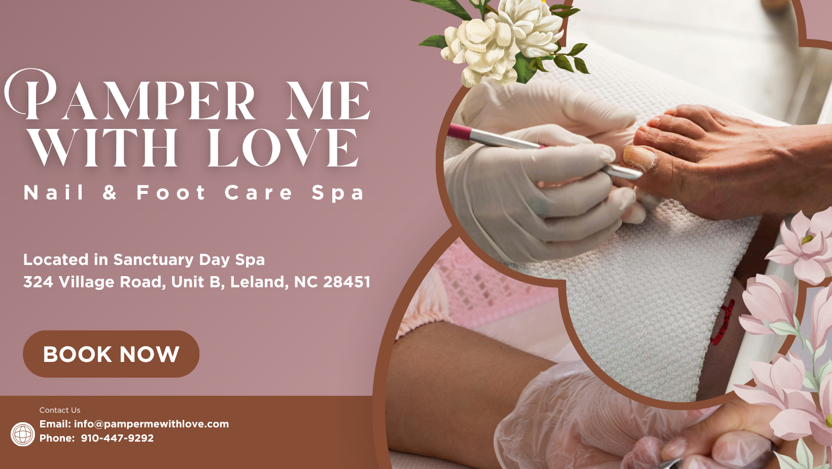 Pamper Me With Love Nail & Foot Care,LLC in Leland, NC