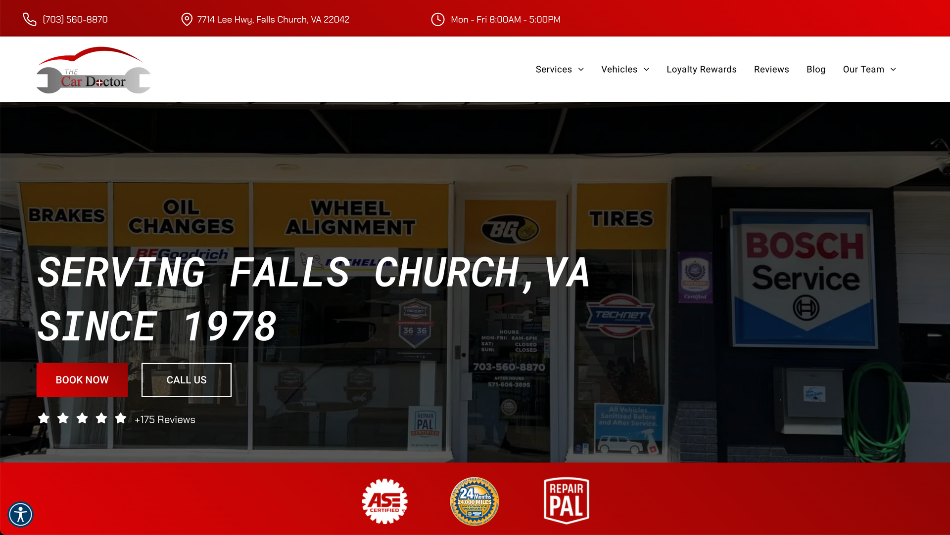 The Car Doctor in Falls Church, VA