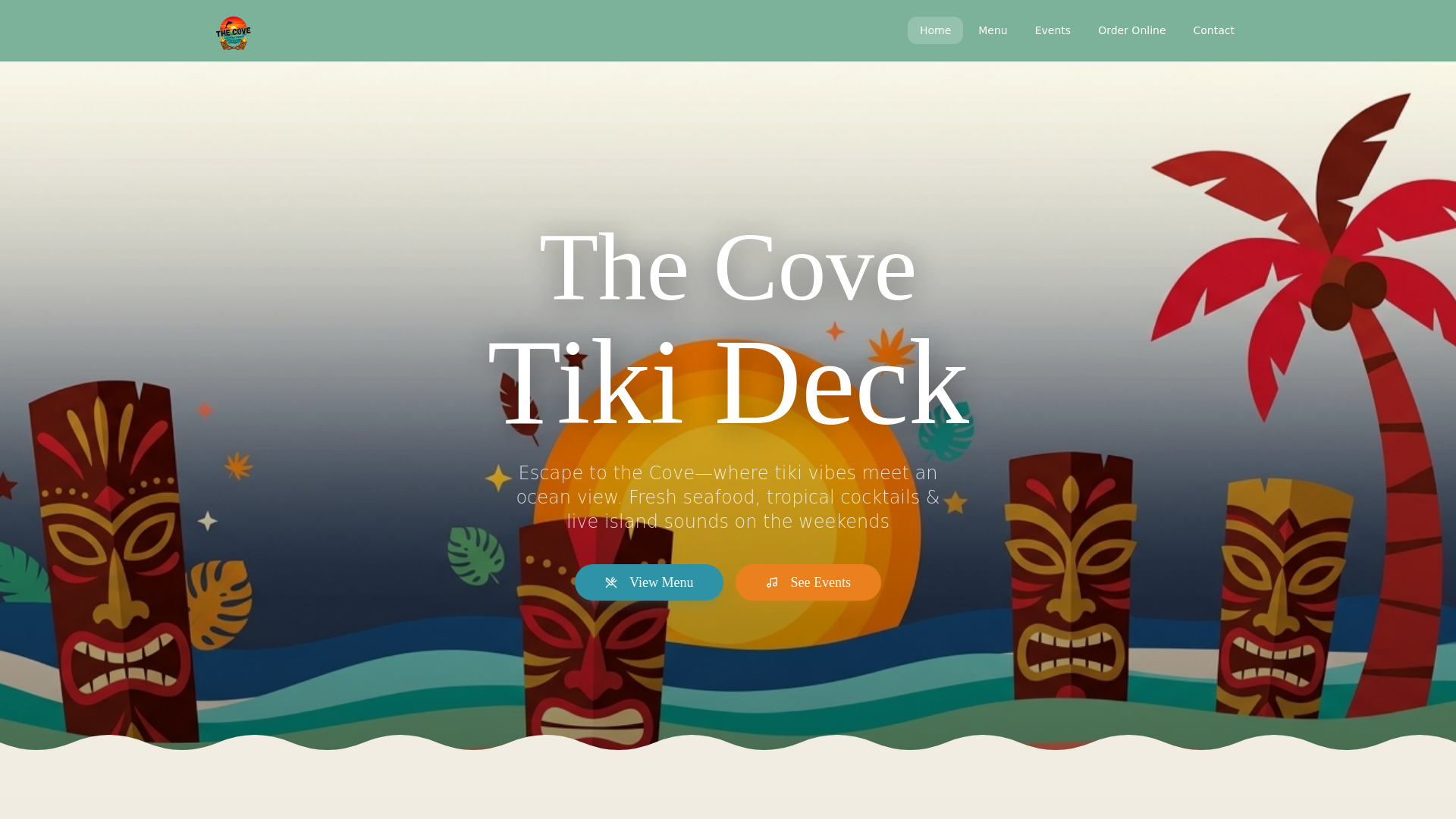 The Cove Tiki Deck in Ormond Beach, FL