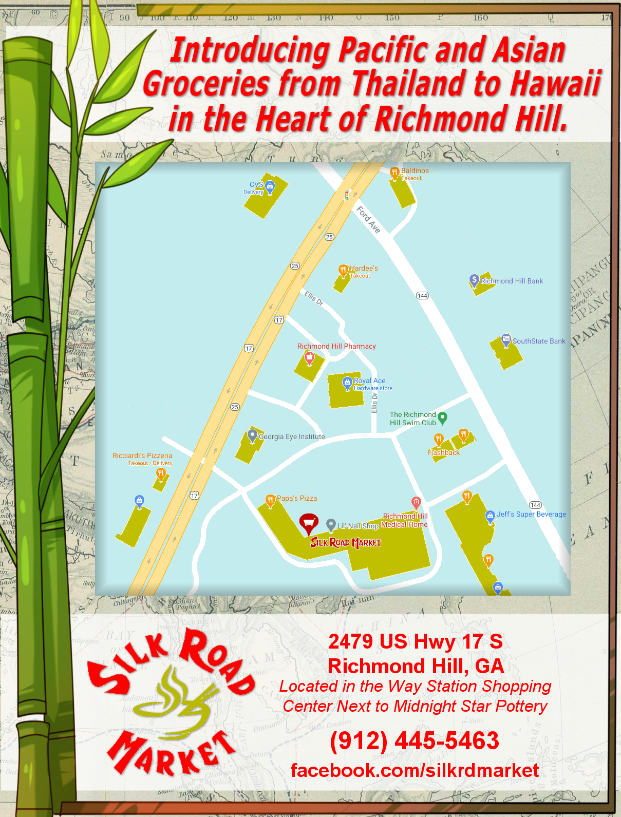 Silk Road Market in Richmond Hill, GA