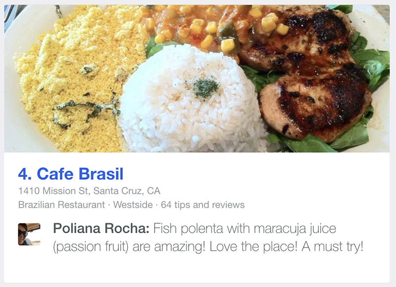Cafe Brasil in Santa Cruz, CA