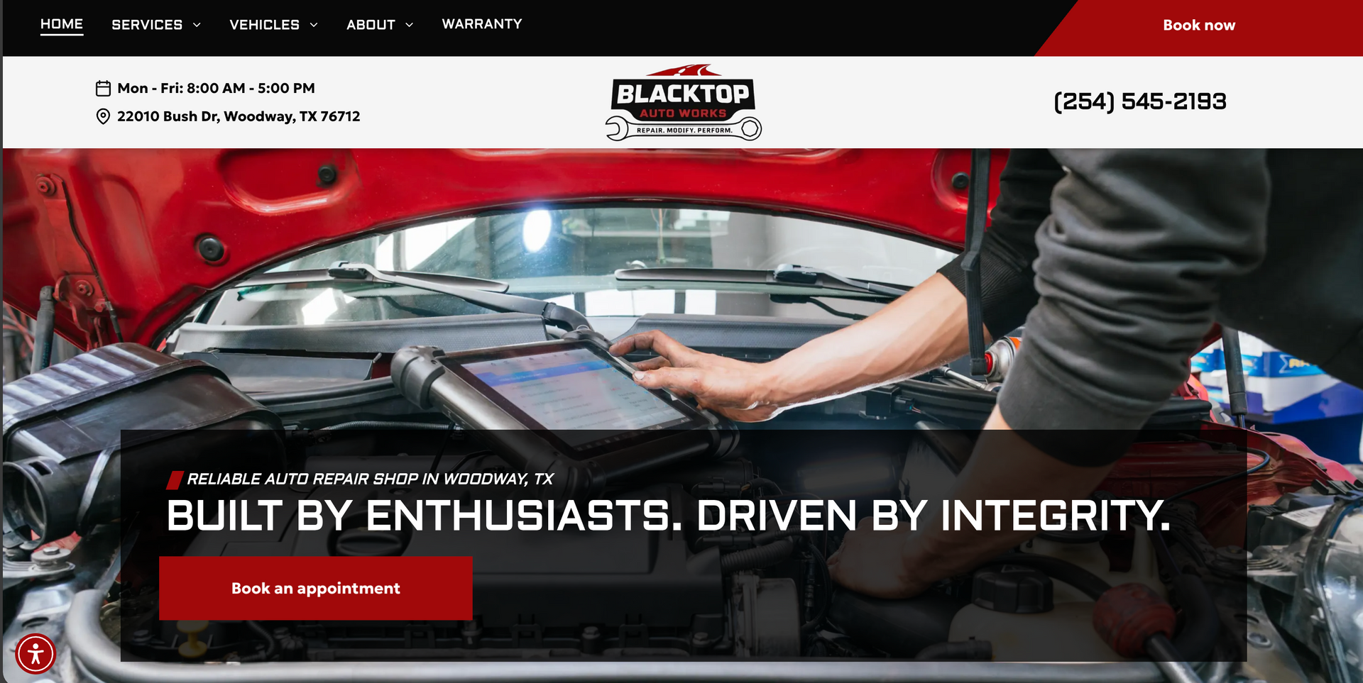 Blacktop Auto Works in Woodway, TX