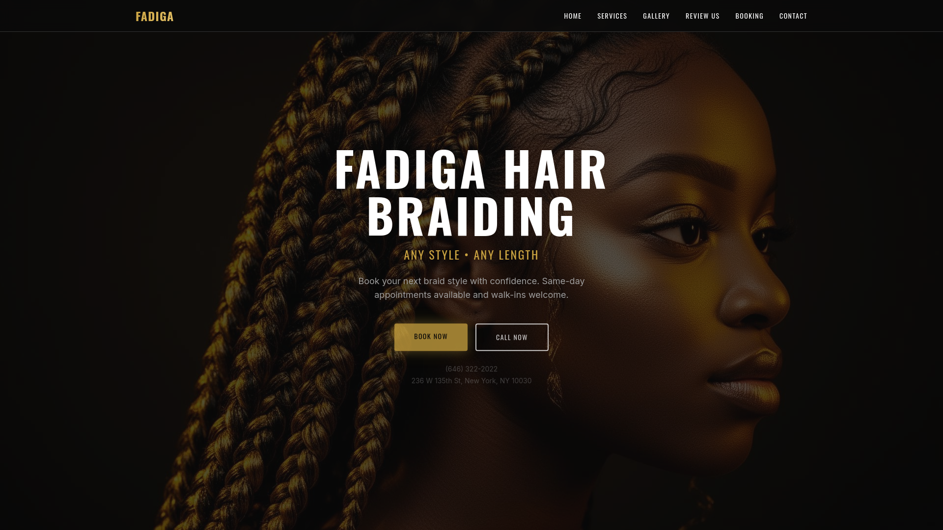 Fadiga hair braiding in New York, NY
