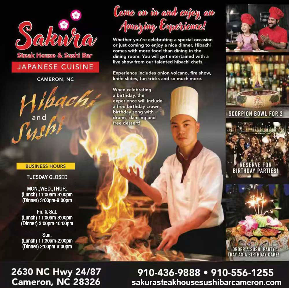 Sakura Japanese Steak House in Cameron, NC (6)