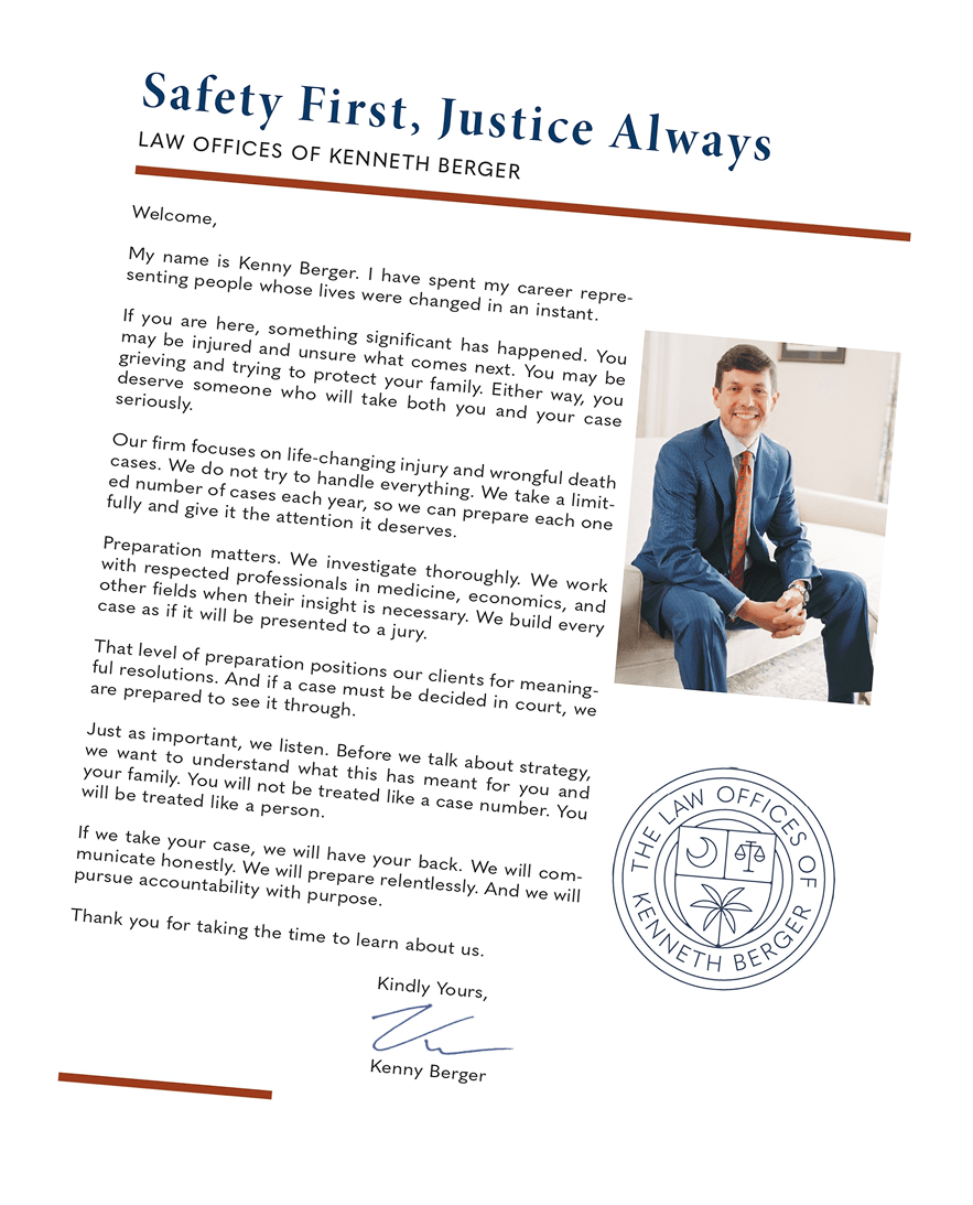 Law Office of Kenneth E. Berger, LLC in Columbia, SC