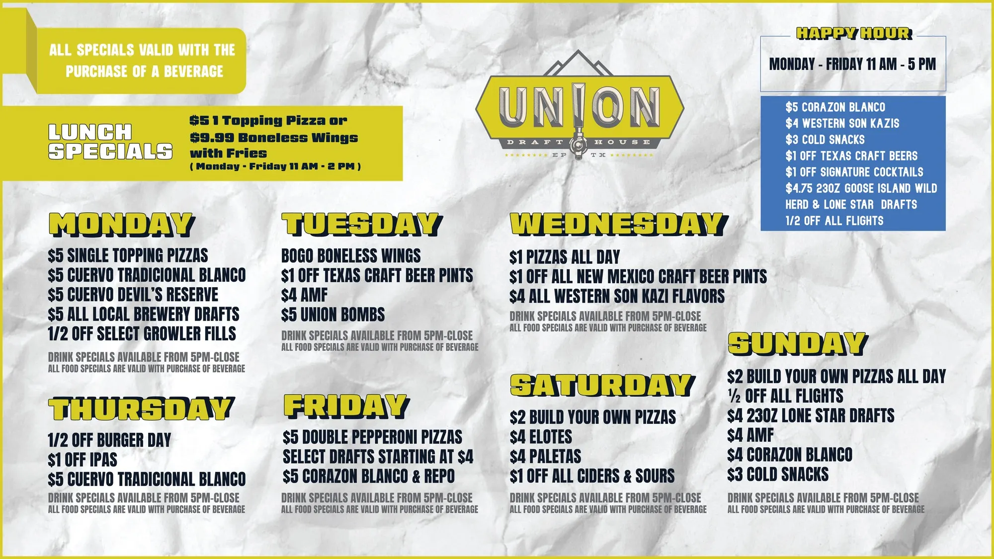 Union Draft House Sunland in El Paso, TX (5)