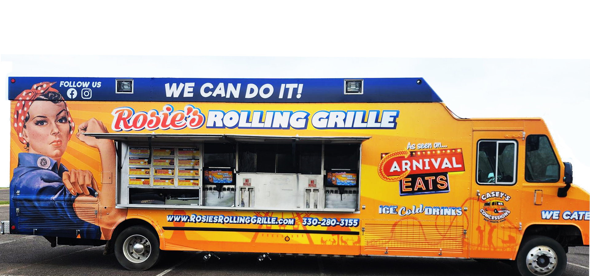 Rosie's Rolling Grille Food Truck in Massillon, OH (2)